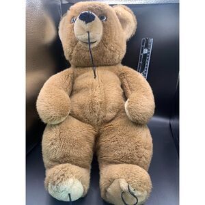 Antics Vintage Big Brown Bear Plush Toy Made in Korea